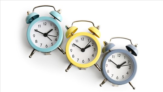 Il faut changer l'heure avant d'aller au lit 