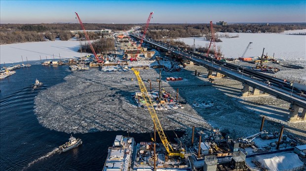 Fermeture de nuit du pont de l'Île-au-Tourtes prévue ce mardi
