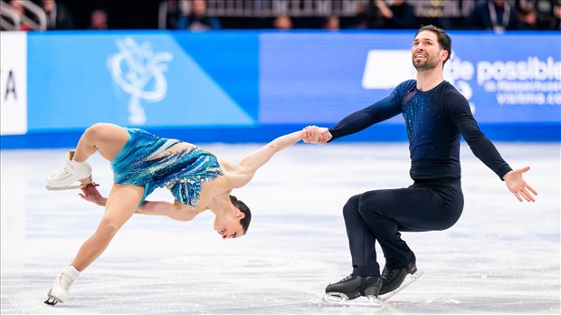 Maxime Deschamps et sa partenaire se hissent dans le top 5 