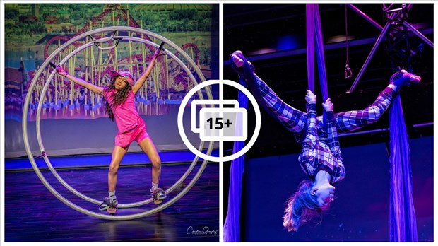 Festi-Cirque: retour en images sur la prestation de l'école du Papillon-Bleu 