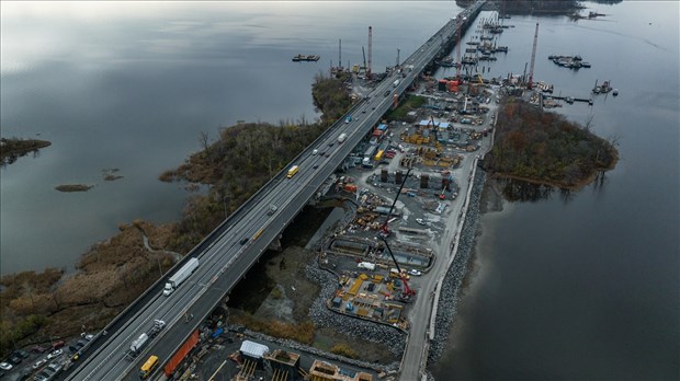 Fermeture de nuit prévue du pont de l'Île-aux-Tourtes 
