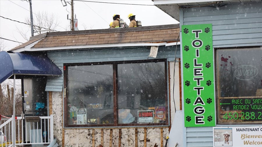 Deux commerces de Beauharnois détruits par les flammes 