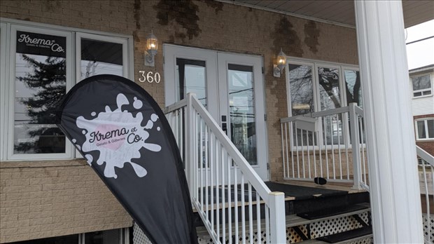 Un nouveau local pour Krema et Co. Gelato et Gâterie de Vaudreuil-Dorion 