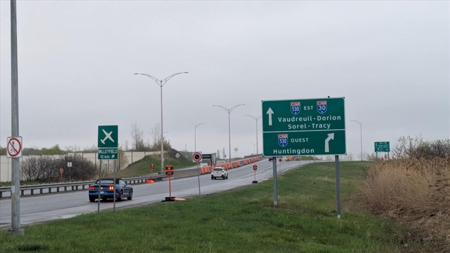 Fermeture de l'autoroute 530 dès ce vendredi