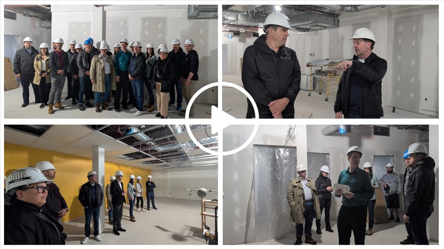 EN VIDÉO : Visite du chantier du futur Centre d'études collégiales de Vaudreuil-Dorion