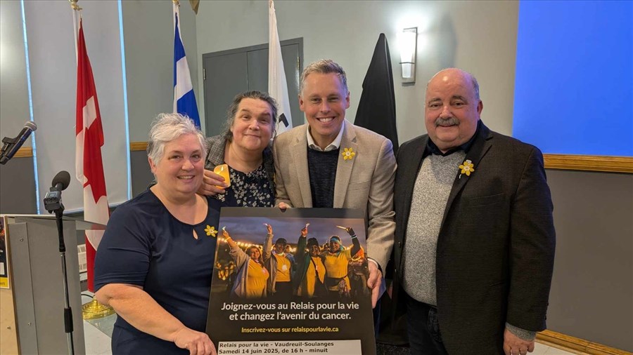 Le Relais pour la vie de Vaudreuil-Soulanges se tiendra le 14 juin