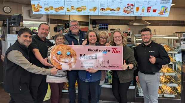 Tim Hortons Saint-Lazare soutient la Source d’Entraide par sa campagne annuelle
