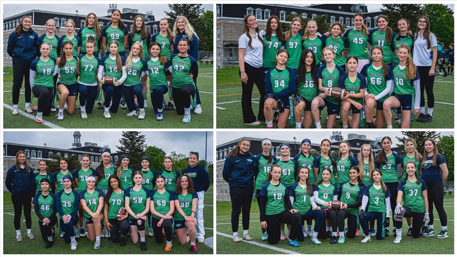 Domination du Collège Bourget en flag-football féminin 