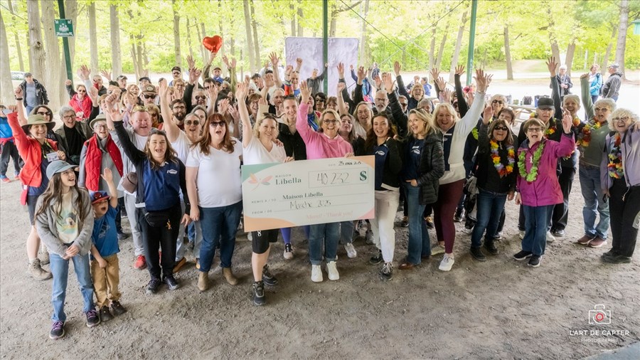Plus de 40 000 $ amassés pour la Maison de soins palliatifs Libella 