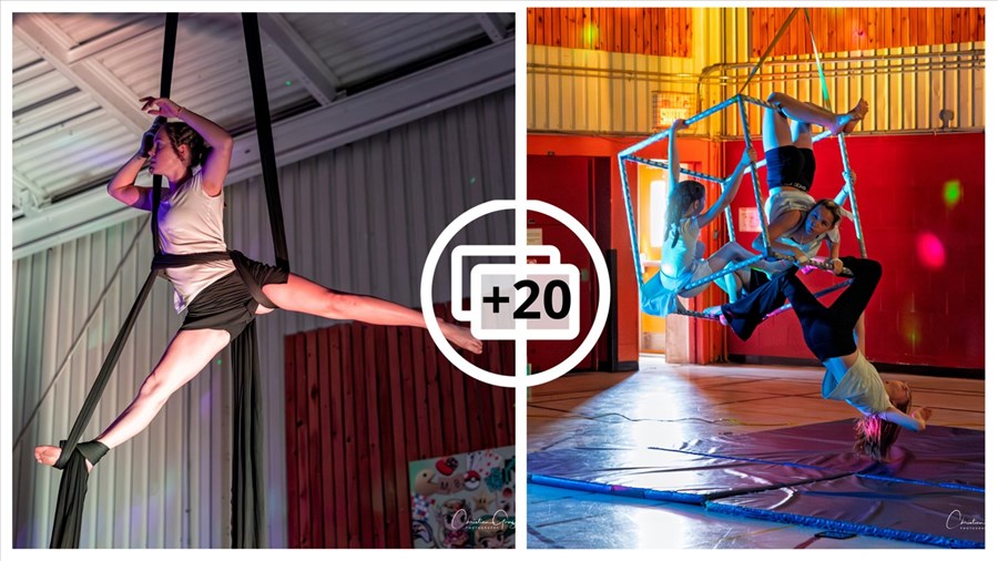 Festi-Cirque: Retour en images sur le spectacle de Marguerite-Bourgeoys