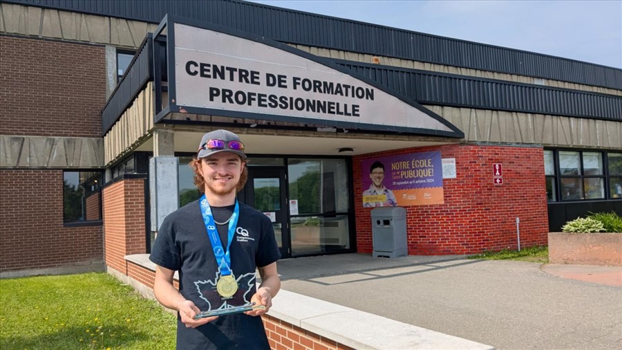 Un Lazarois participe aux Olympiades canadiennes des métiers et des technologies 
