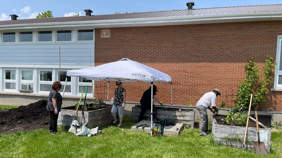 Le jardin communautaire de Très-Saint-Rédempteur prêt pour l’été 2025
