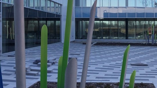 Le chantier de l'école secondaire de la Baie-St-François avance bien 