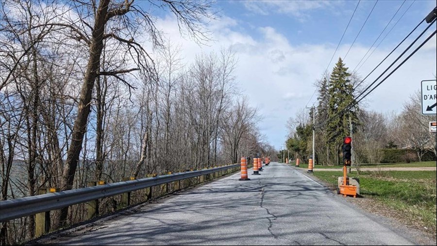 Les travaux sur le Chemin du Fleuve aux Cèdres se tiendront cet automne 