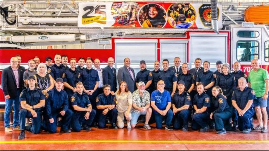 Salaberry-de-Valleyfield souligne les 25 ans de son  Service de sécurité incendie