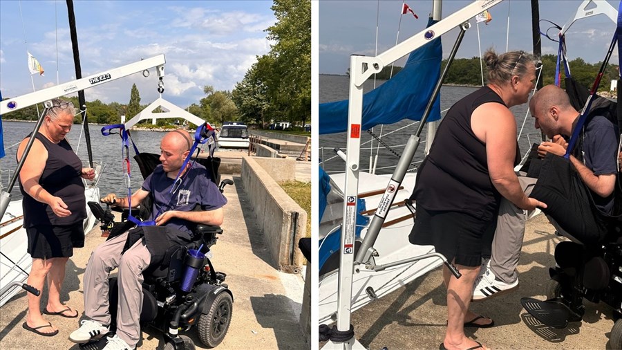 Beauharnois installe un lève-personne à une de ses rampes de mise à l'eau 
