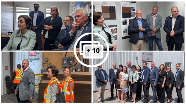 Christine Fréchette visite Métalunic pour souligner l’innovation régionale