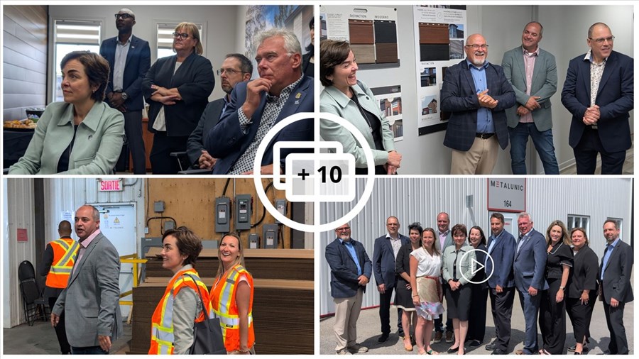 Christine Fréchette visite Métalunic pour souligner l’innovation régionale