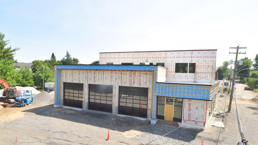 Caserne incendie: le chantier avance bien à L'Île-Perrot 