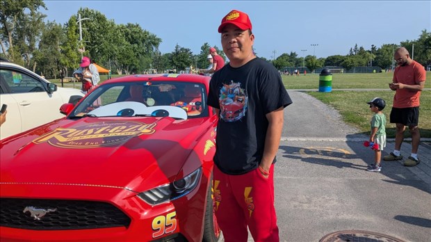 Ka-Chow! Le célèbre bolide Flash McQueen était de passage à Pincourt