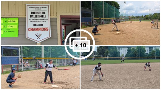 Une première édition réussie pour le tournoi de balle-molle des services d’urgence