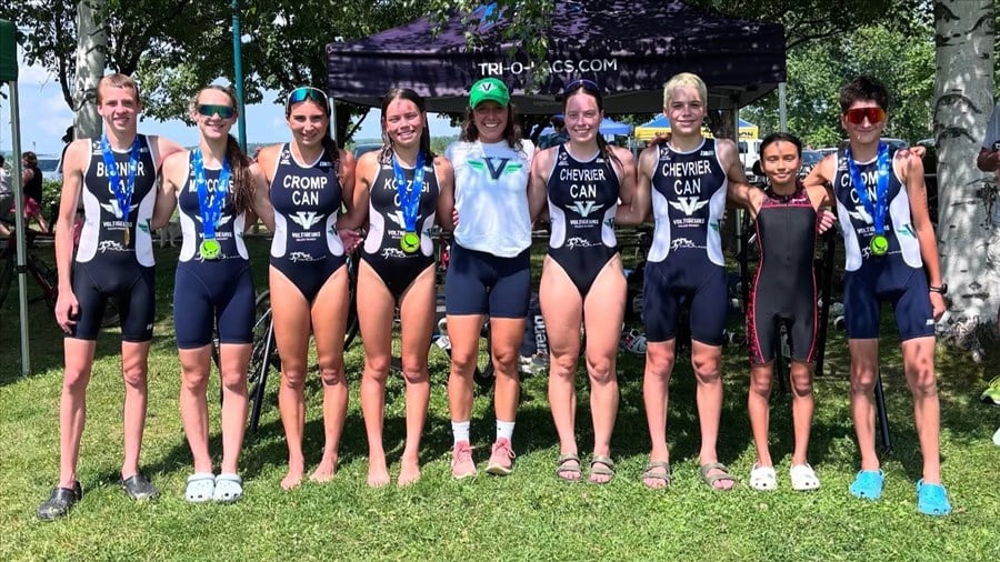 Collège Bourget : deux premières places au triathlon de Magog