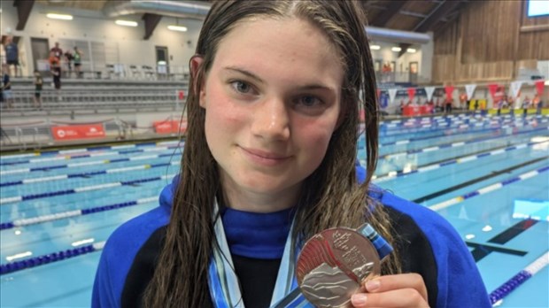 Une médaille supplémentaire pour une nageuse d'Hudson 
