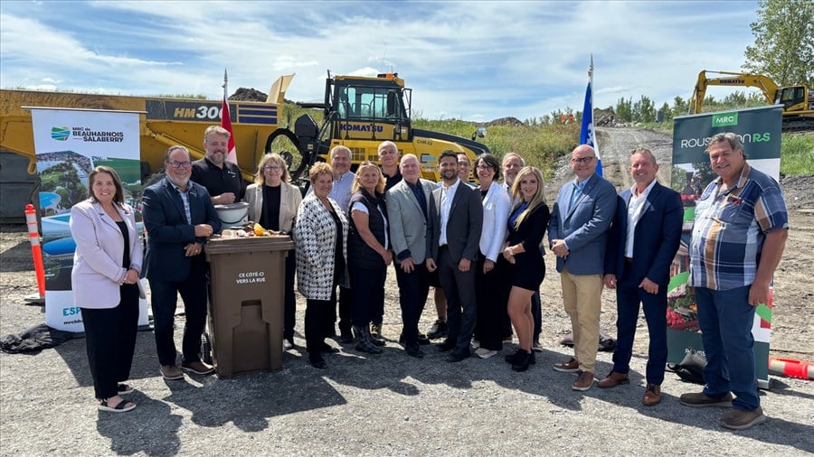 Le nouveau complexe de compostage du RIVMO est en construction 