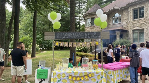 7 250 $ amassés pour la 3ᵉ édition de limonade pour Liam