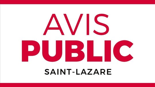 Avis public du dépôt du rôle triennal d'évaluation foncière (2025-2027, an 2)