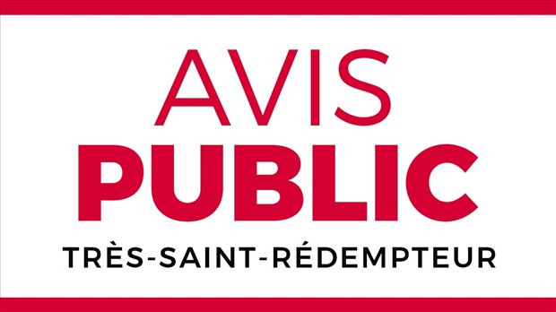 AVIS PUBLIC – Dépôt du rôle d’évaluation de l’année 2026