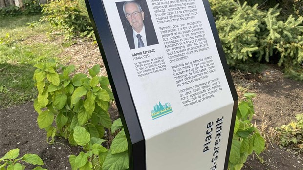 Saint-Lazare rend hommage à Gérald Sareault
