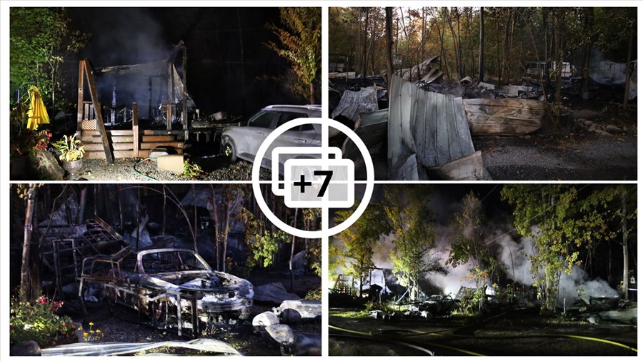 Incendie suspect au Camping Plein Bois à Sainte-Marthe