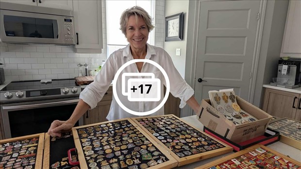 Elaine Caponi, la dame aux 100 000 épinglettes