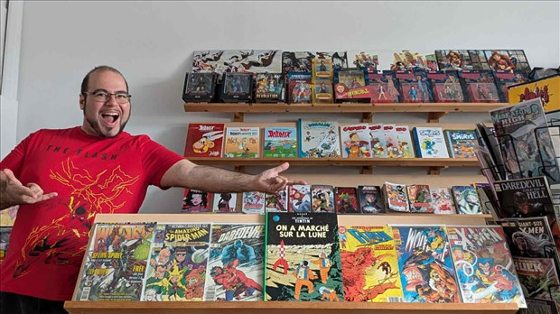 Georgios Sousa et ses 30 000 comics