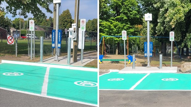 Terrasse-Vaudreuil accueille de nouvelles bornes de recharge 