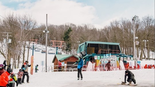 La station de ski Mont Rigaud ferme pour l'après-midi