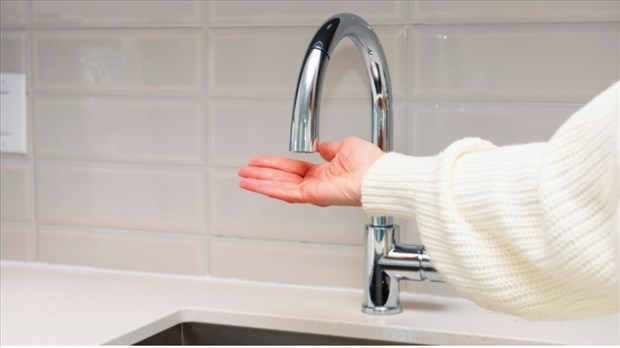 Bris d'aqueduc à Rigaud 