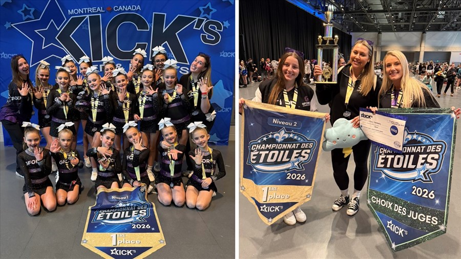 Trois premières places et un trophée pour G-Force du Club Gymini 