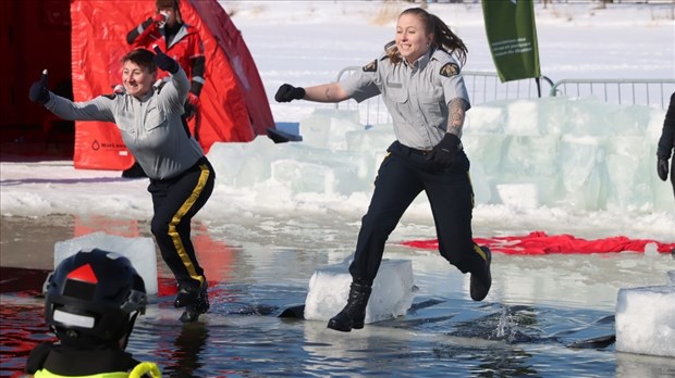 La GRC de Valleyfield encourage les Olympiques spéciaux