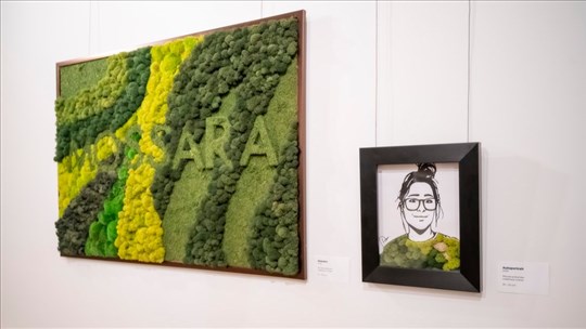 Paula Mercado dévoile l’étendue de son talent aux gens de la région