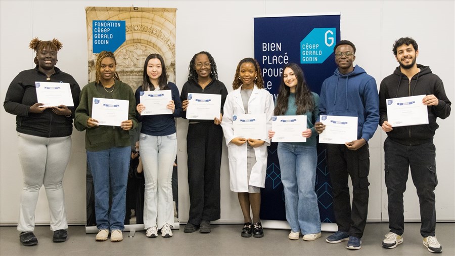 Des étudiants persévérants, récompensés par la fondation du Cégep
