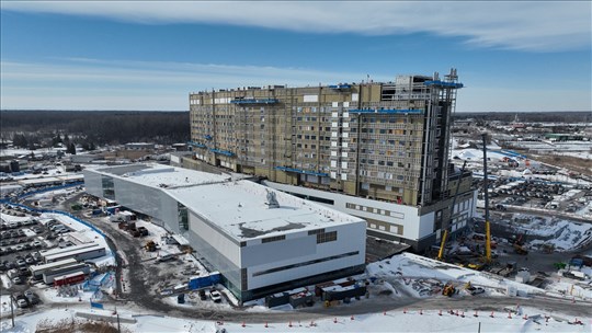L'hôpital de Vaudreuil-Soulanges prend forme