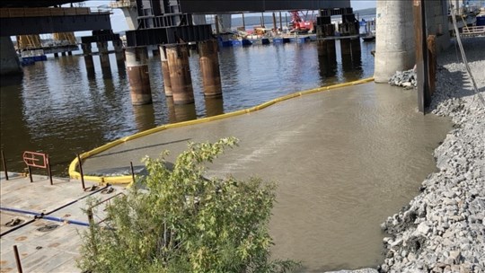 Pont de l'île-aux-Tourtes: des mesures en place pour protéger les poissons 