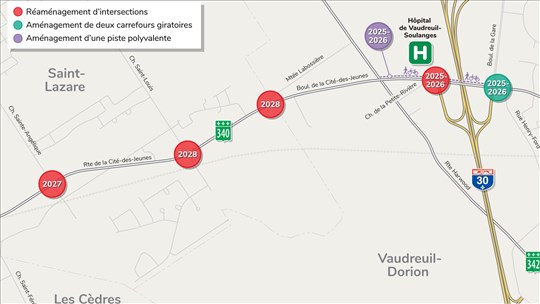 Encore des travaux sur la route Cité-des-Jeunes