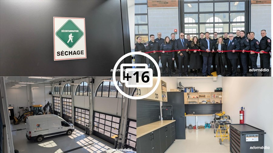 Les Coteaux dévoile sa nouvelle caserne incendie 