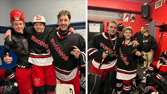 Les Pionniers de Soulanges signent une première victoire en demi-finale 