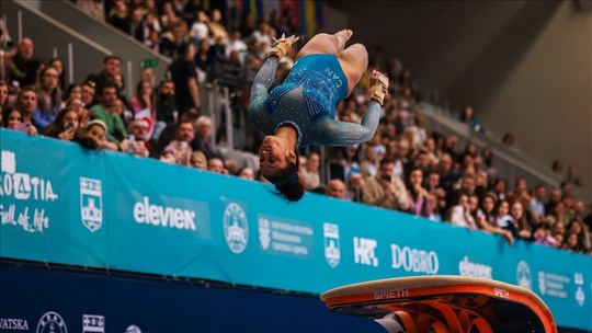 Lia-Monica Fontaine s’illustre à la Coupe du monde de gymnastique