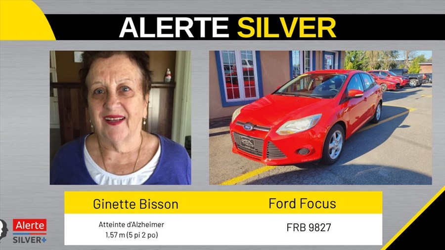 Alerte Silver: la SQ veut localiser une aînée de Salaberry-de-Valleyfield 
