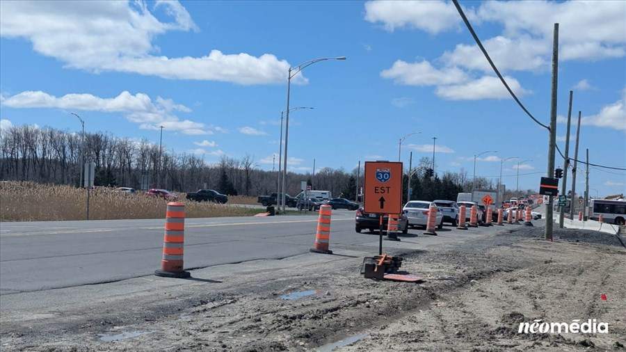 Des accès de l'A-30 fermés pour la fin de semaine